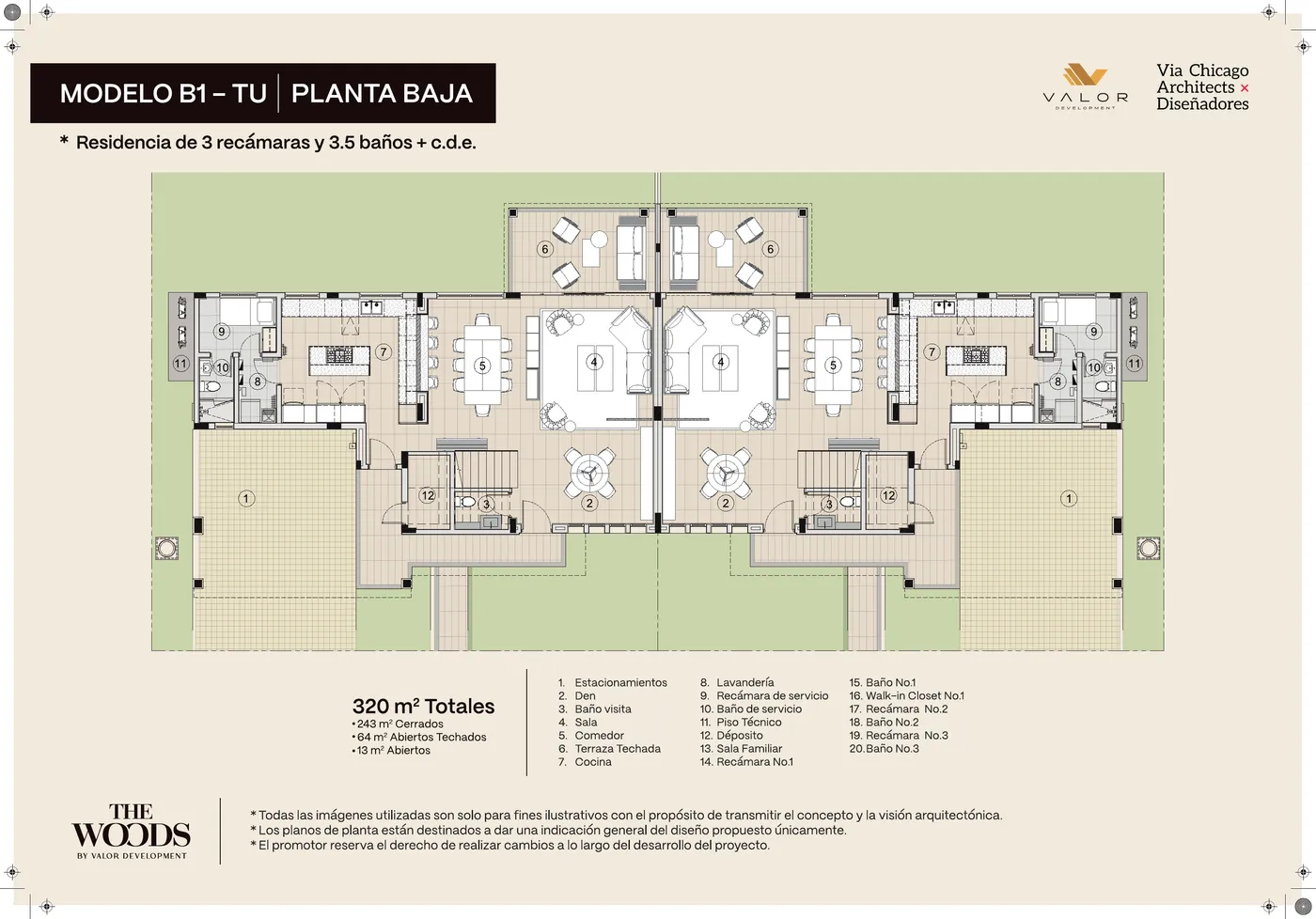 The Woods — Floor plans 1