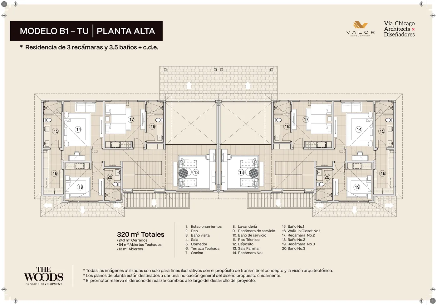 The Woods — Floor plans 2
