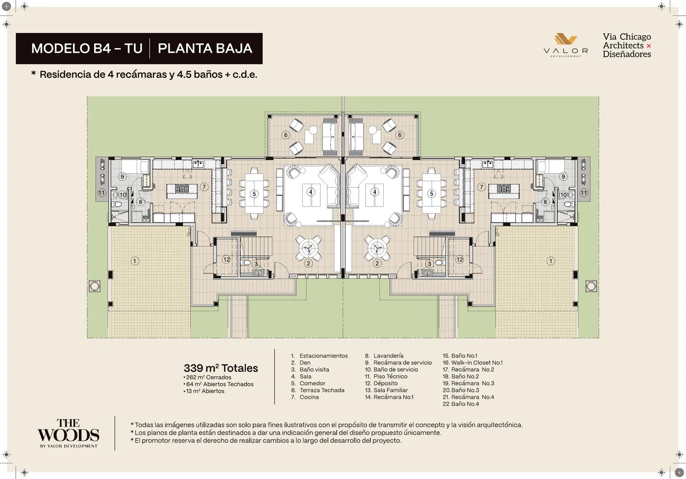 The Woods — Floor plans 3