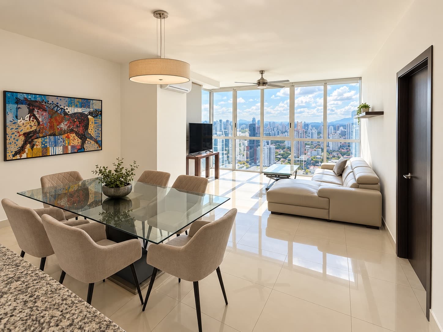 Apartamento en San Francisco, 1 rec · 100 m² — $1,680